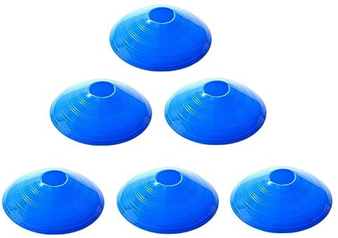 BIUDECO 40 Pièces Tenue de Foot equipement Foot cône de Disque d'entraînement Plateau de marqueurs d'entraînement Plateau de marqueur d'entraînement de Football Obstacle