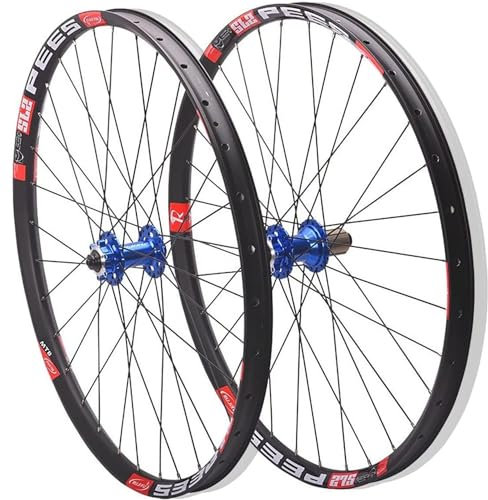 ITETONE Mountainbike-Radsatz Fahrrad Radsatz 26 27,5 29 Zoll Mountainbike Laufradsatz Scheibenbremse 32 Löcher Felge 120 Klicks Schnellspanner MTB Rad für 7-12 Gang Kassette