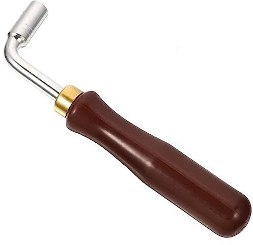 Einfacher Hackbrettschlüssel aus Edelstahl und Kunststoff, Braun | Hackbrett Instrument, Dulcimer Tonstimmschlüssel für 401 und 402, Kompakt und Tragbar