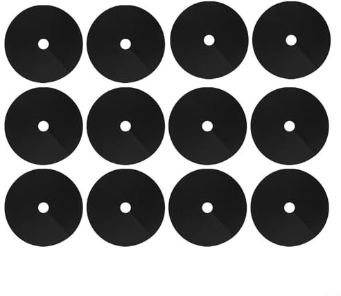 Mulching Discs 12 Non Woven Fabric Mats for Effective Control in Gardens (42cm)