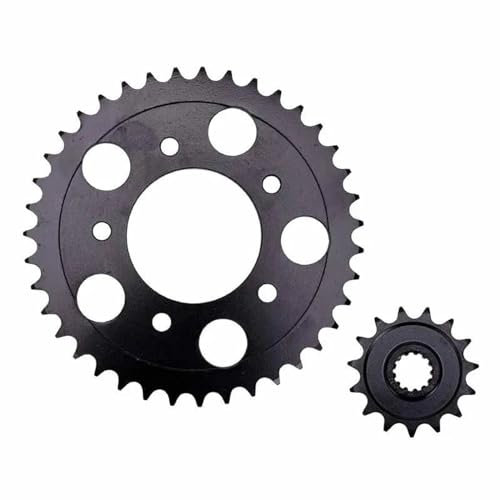 Generico Pignone di Trasmissione Un Set di Ruote Dentate per Catena Anteriore E Posteriore per Accessori Moto per Honda CB-1