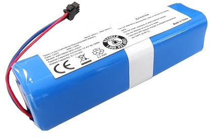 (14.4V 6400mAh) Staubsauger Ersatzakku für Airrobo T10+/T20+ für Neabot N2 für Laresar L6 für Proscenic M7 Pro für Viomi S9 D800 für HONITURE Q6 für Zoozee Z50 Staubsauger Roboter