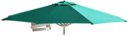 Ombrellone da esterno rotondo da 2200 cm, da appendere, con 8 costole, protezione UV, regolabile, per giardino, spiaggia e terrazza, resistente ed elegante ombrellone da esterno