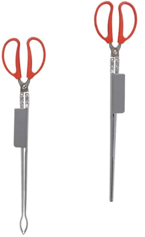 ANDRESLAD Pinza Antiscivolo per Granchi e Aragoste in Acciaio Inox 52 Cm Set 2 Pezzi Morsetto Robusto per Anguille e Accessorio da Cucina per Uso Domestico e Pesca Esterna