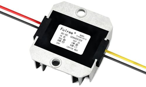 Convertidor Reductor de 24V CC a 12V CC, 3A, 5A, 8A, 10A, Fuente de alimentación del regulador de Voltaje Reductor de 24 voltios a 12 voltios(24V to 12V 3A)