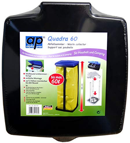 alpfa Müllbeutelständer, Kunststoff, 60 l