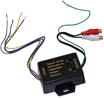 Sharplace Adaptateurs Audio de Voiture Convertisseur Transformateur RCA Haut-Parleur Électronique