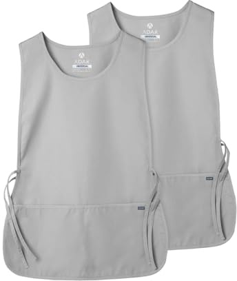 Adar Universal Cobbler Apron 2 Pack - Unisex Cobbler Apron - 7022 - Silver Gray - R