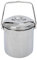 BasicNature Billy Can Edelstahltopf Silber 1,4 L