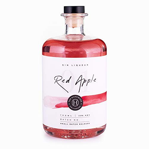 Red Apple Handmade Gin Liqueur 70cl - Premium Craft Gin - 20% ABV