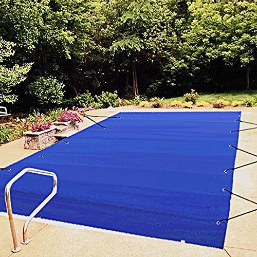VEVOR Bâche Piscine Rectangulaire 4x8 m PVC 680g/m2 Bâche de Protection pour Piscine Maille Serrée pour Les Piscines dans la Maison, Le Jardin, l'Hôtel, Bleu