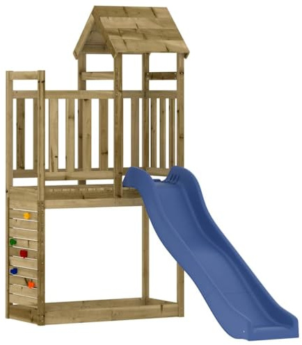 vidaXL Set da Gioco da Esterno in Legno di Pino Impregnato