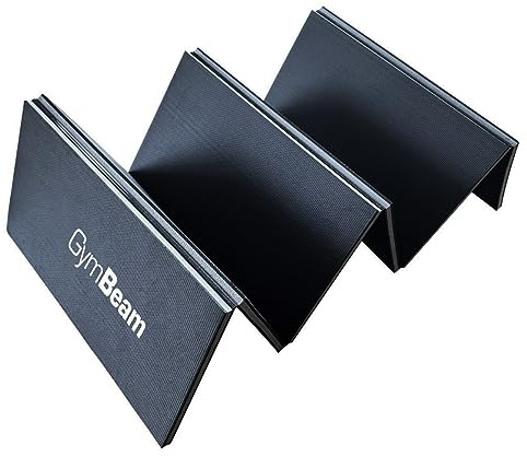 GymBeam Klappbare Weichbodenmatte - Gymnastikmatte und Fitnessmatte, 180cm, faltbare Tatami-Matte, perfekt für Yoga, Pilates, Körpergewichtskrafttraining und Entspannungsübungen