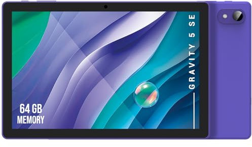 SPC Gravity 5 SE - Tablet 10 Pulgadas Color Violeta, Pantalla IPS InCell, Octa-Core, 5000 mAh, 4GB de RAM, 64GB de Almacenamiento Ampliable, Control Parental Google Family Link, Android 13