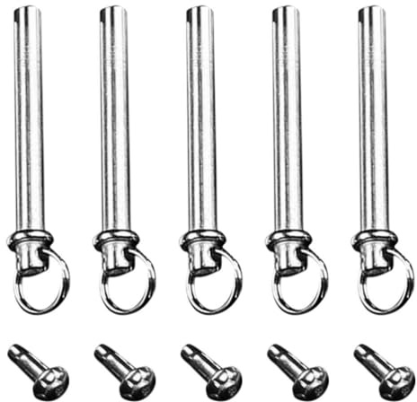 Artibetter Kit Rivetti E Dadi Per Ventaglio Pieghevole Manuale 5 Set in Acciaio Inossidabile 1.3 Pollici Accessori Per Riparazione Ventola Portatile Fai-Da-Te