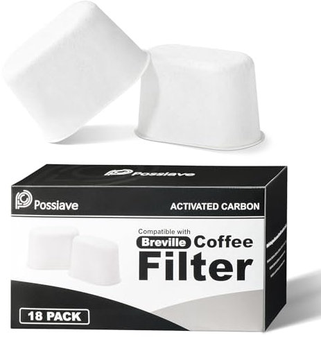 18-pack kolvattenfilter kompatibla med Breville BWF100-maskiner, Breville espressomaskin vattenfilter ersättningar