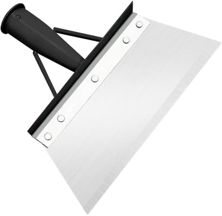 Pelle de Jardin Multifonctionnelle,Pelle de Nettoyage en Acier Inoxydable,Pelle Plate de Jardin en Acier Robuste pour Jardinage,Désherbage,Bordures de Pelouse