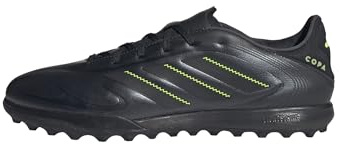 Adidas Unisex Adulto Copa Pure III League Turf Football Boots, Core Black/DGH Solid Grey/Lucid Lemon, 43 1/3 EU