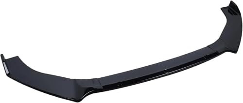 DZSQTUND Frontspoiler Frontschürze Splitter Lippe Für VW Für Golf 7 7,5 MK7 MK 7,5 Für GTI Für GTD R Für R-Linie Alle Modelle 2012-2020 Auto Frontspoiler(Glänzend schwarz)