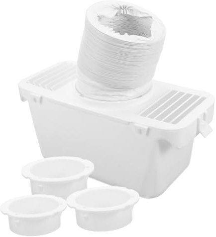 Generic Dryer Vent Kit Condenser Dust Collector Indoor Vent Hose Connector Set for Tumble Dryers