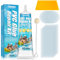 AllisWay Kit Riparazione Materassi Gonfiabili, Kit Riparazione Piscina, Colla per PVC con 10 Toppa per Piscina Trasparenti, Adatto per Kayak Gonfiabili, Tende, Gommone, Materassi Gonfiabili, 60 ml