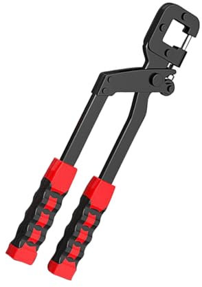 Alicates de crimpadora de pernos de metal con mango ergonómico para facilitar el funcionamiento en placas de yeso y paneles de yeso, alicates de quilla de construcción