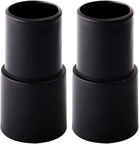 2 Pieces Black Universal 32mm to 35mm Vacuum Cleaner Hose Adapter Converter Tool Attachment Practical Vacuum Hoses Vacuum Parts and Accessories