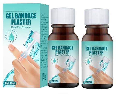 Skin Liquid Plaster Gel,Liquid Wound Dressing,Transparent Gel Wound Stick Protective,Waterproof Plasters for Wounds,Water Resistant and Breathable Quick-Dry (2)