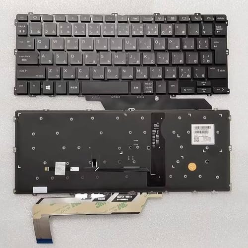 QFFOZSW Für JP Layout für HP für EliteBook X360 HSN-Q10C/HSN-I04C 1030 G2/1030 G3/1030 G4 Laptop Tastatur mit Hintergrundbeleuchtung