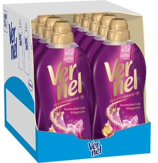 Vernel Aromatherapie Bezaubernde Magnolie Weichspüler für ALLE Textilien (10 × 46 Waschladungen), Weichspüler mit langanhaltendem Duft für Wäsche mit ätherischen Ölen