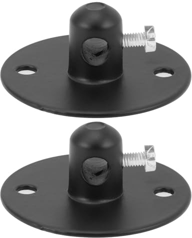PAMINGONO 2 Piezas de Sujetacables de Hierro Redondo para Lámparas de Techo, Abrazaderas de Fijación de Cables de Alimentación Bloqueo Roscado, Clips de Organización para Cable Eléctrico,