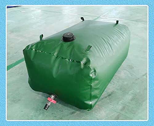 Hopfällbara vattentankar 30-1585 gallon - mjuka PVC-vattenblåsor for bevattning av gård och trädgård(1x0.6x0.5m/300L/79Gallon)