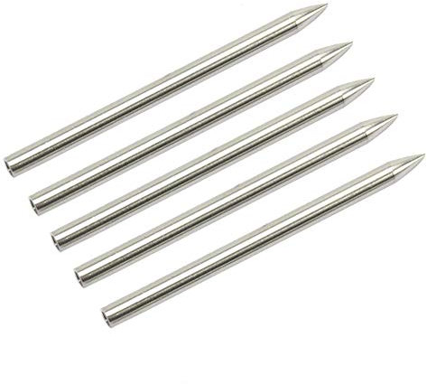 5Pcs Stainless Steel 550 Paracord Fids Lacing Stitching Weaving Needles Weaving String Stick Needle Weave Tool, Silver
