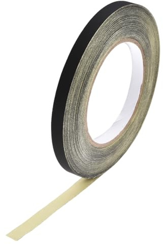 sourcing map Acetat Klebeband Gewebeklebeband 10mm x 30m Selbstklebendes Acetatband für Laptop Elektrische Auto Reparatur Kabelisolierung Kabelschutz Hitzebeständiges Acetat Isolierband Schwarz