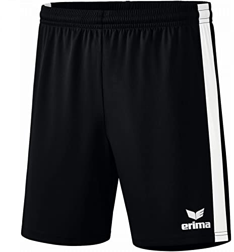 Erima Unisex Erwachsene Retro Star Short (3152106), schwarz/weiß, L