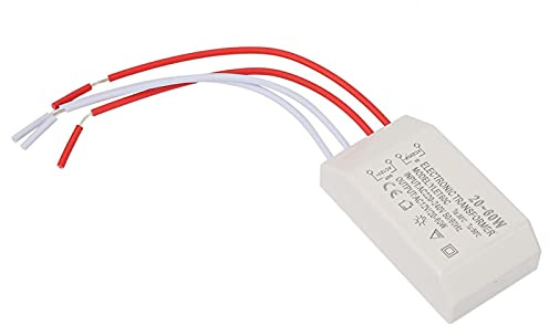 Eujgoov 220V a AC 12V Trasformatore Elettronico Convertitore di Tensione Alimentatore Alimentatore Trasformatore Elettronico da 220V a 12V Supporto Dimming/Segmentazione/Telecomando