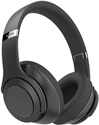 Hama Bluetooth Kopfhörer Passion Turn (2in1 Over Ear Kopfhörer und Bluetooth-Lautsprecher in Einem, Equalizer, Laufzeit 18h, faltbare kabellose Kopfhörer mit Sprachsteuerung, Mikrofon) schwarz