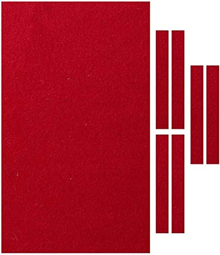 Professional Pool Table Felt fits Standard 7/8/9 Foot Table, Snooker Indoor Billiard Pool Table Cloth Accessories with Cushion Cloth Strip, 3 Colors for Choice