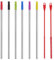 6pcs Pailles en Acier Inoxydable et 2pcs Brosse de Nettoyage Paille, Réutilisables Paille à Boire Extra Longues Brosse pour Paille Silicone (6mm+8mm) pour Pailles en Verre Métallique