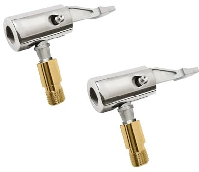 JIHXYER 2 Stück Auto Luftpumpen Clip Reifen Air Chucks, Reifenfülldüse Reifenluftfutter Ventil Anschluss