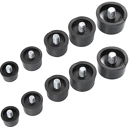 Gadpiparty 10pcs Rubber Hammer Head Tips Mallet Hammer Replacement Tips for Delicate Work