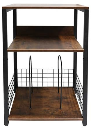 WNYAILLL Mobile Stereo Hi Fi Rack HiFi, Mobiletto portaoggetti AV, Rack Audio Moderno, Supporto for Lettore CD, per Giradischi Ripiano angolare per Home Theater