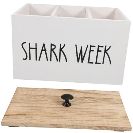 Anneome Rustikale Aufbewahrungsbox Aus Holz Mit Deckel Multifunktionaler Organizer Für Badezimmer Hygienische Aufbewahrung Von Damenhygieneartikeln Praktische Fächeraufteilung Weißes Desig