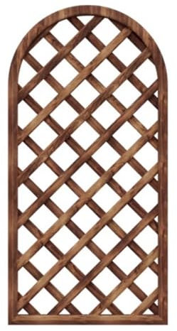 Gartenzaun Zaun Multifunktionales Holzgitter Fabrik reseau Klettergerüst Gartendeko Gitter Balkonzaun Wanddeko Hängerahmen(Brown,120 * 60)