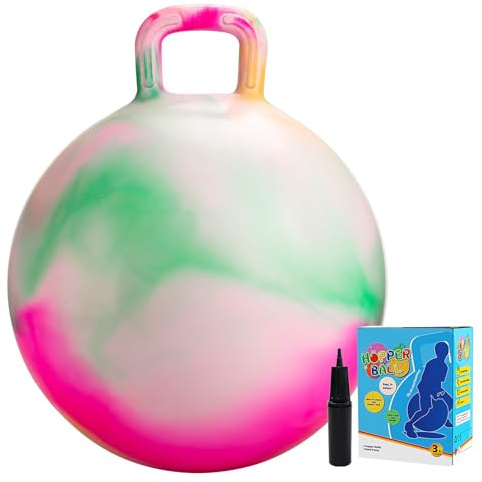 Vastoy 22 inch Space Hopper Ball for Kids 9-12 Year, Anti-Slip Space Hoppers