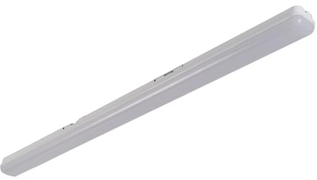 Alpinaluz Pantalla LED Estanca 120 cm 60W – Luminaria Lineal LED 6500K Blanco Frío 7200 lm – IP65 Impermeable – Enlazable – Montaje en Techo o Pared para Interior o Exterior Cubierto
