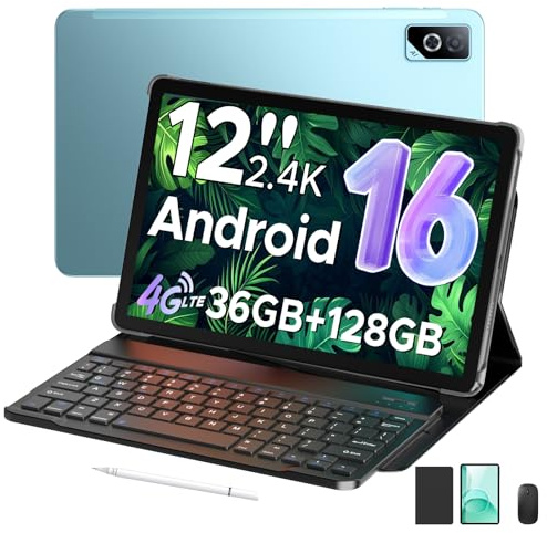 DOOGEE Tab E3 | 11″ FHD+ IPS-Display mit 90 Hz | 32 GB RAM + 256 GB (erweiterbar auf bis zu 2 TB) | 13-MP-Kamera + 5-MP-Kamera | 2 Jahre Garantie | Nebelblau | Ohne Tastatur, Maus und Stift