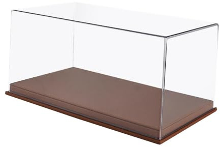 mophrati Vitrine für Modellautos im Maßstab 1:24 mit transparenter Abdeckung – staubgeschützt für Modellauto Enthusiasten. Vitrine für Modellautos im Maßstab 1:24 mit transparenter Acrylglasabdeckung.