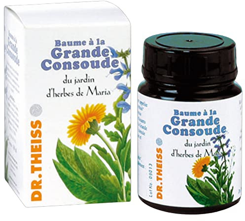 Dr Theiss - Baume à la Grande Consoude - Soin Corporel du Sportif - Cicatrisant, Apaise les Tensions Articulaires et Musculaires - Idéal Après l'Effort - 100ml