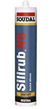 Silicone blanc - 300 ml - Silirub NS - Soudal